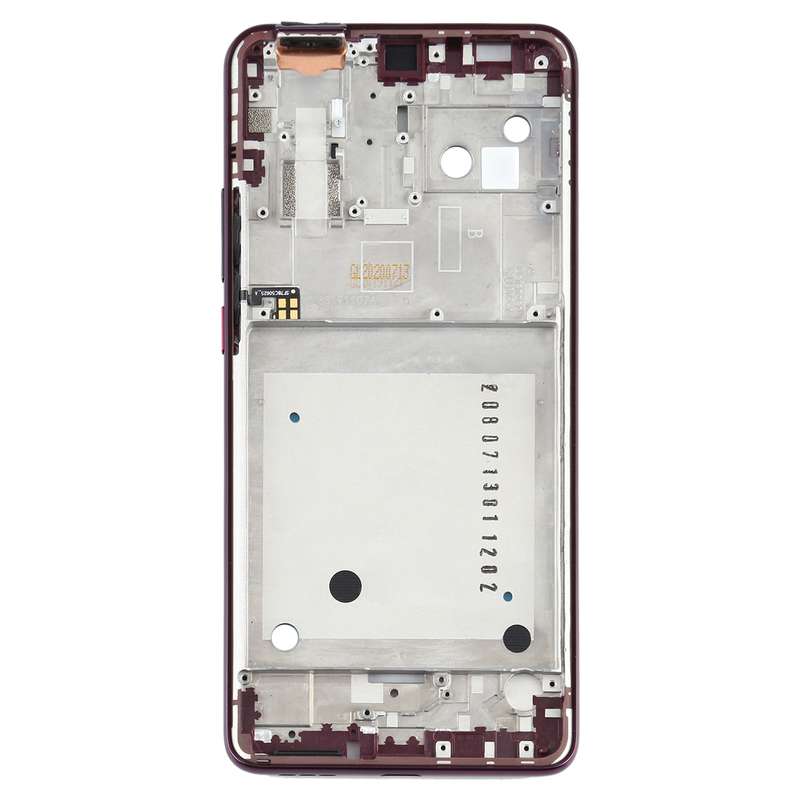 Front Housing LCD Frame Bezel Plate for Motorola One Hyper XT2027 XT2027-1 (Orange)