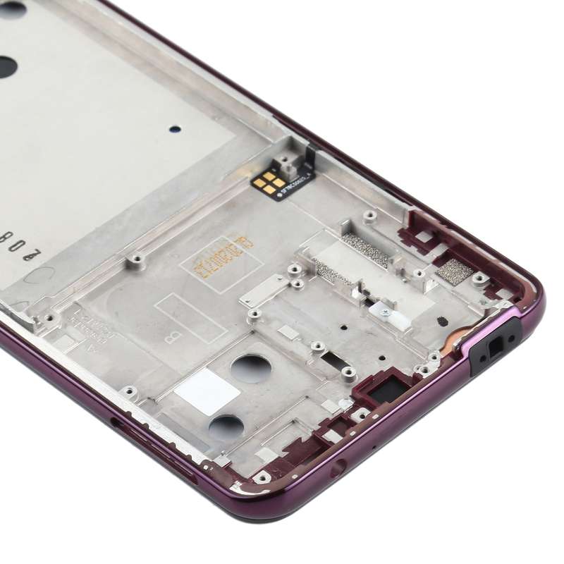 Front Housing LCD Frame Bezel Plate for Motorola One Hyper XT2027 XT2027-1 (Orange)