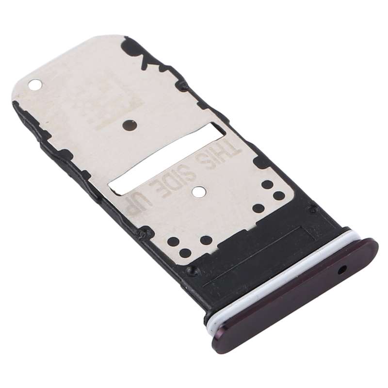 SIM Card Tray + SIM Card Tray / Micro SD Card Tray for Motorola Edge XT2063-3 (Black)