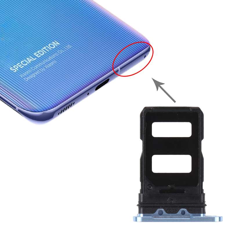 SIM Card Tray + SIM Card Tray for Xiaomi Mi 11 (Silver)