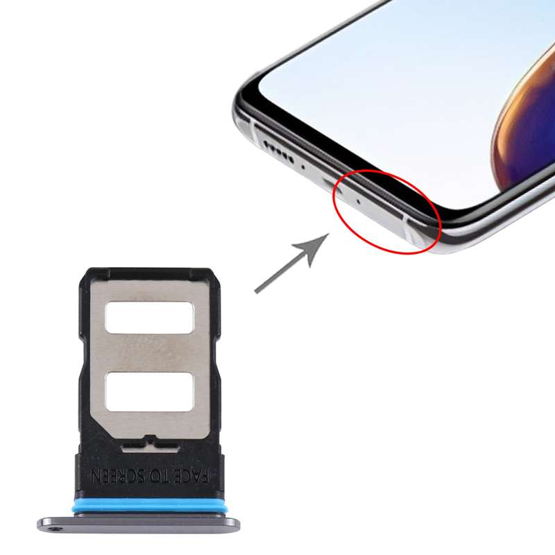 SIM Card Tray + SIM Card Tray for Xiaomi Mi 11 (Silver)