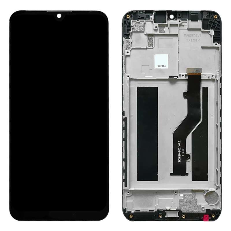 OEM LCD Screen for ZTE Blade V10 Vita Digitizer Full Assembly with FrameBlack)