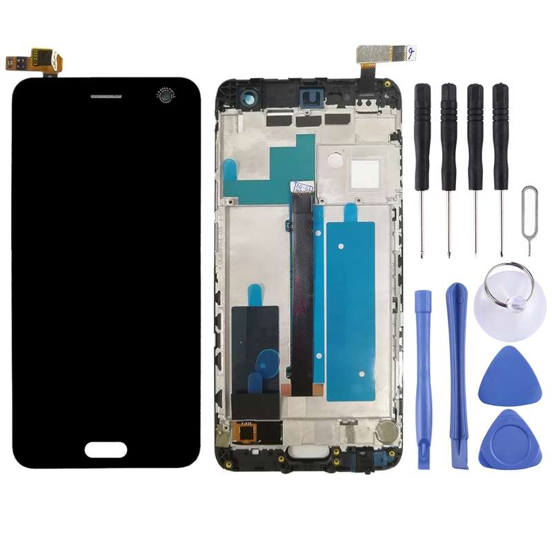 OEM LCD Screen For ZTE Blade V8 BV0800 Digitizer Full Assembly with FrameBlack)