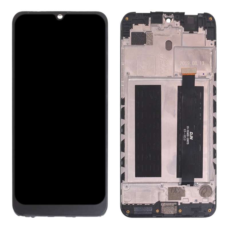 OEM LCD Screen for ZTE Blade V10 Digitizer Full Assembly with FrameBlack)