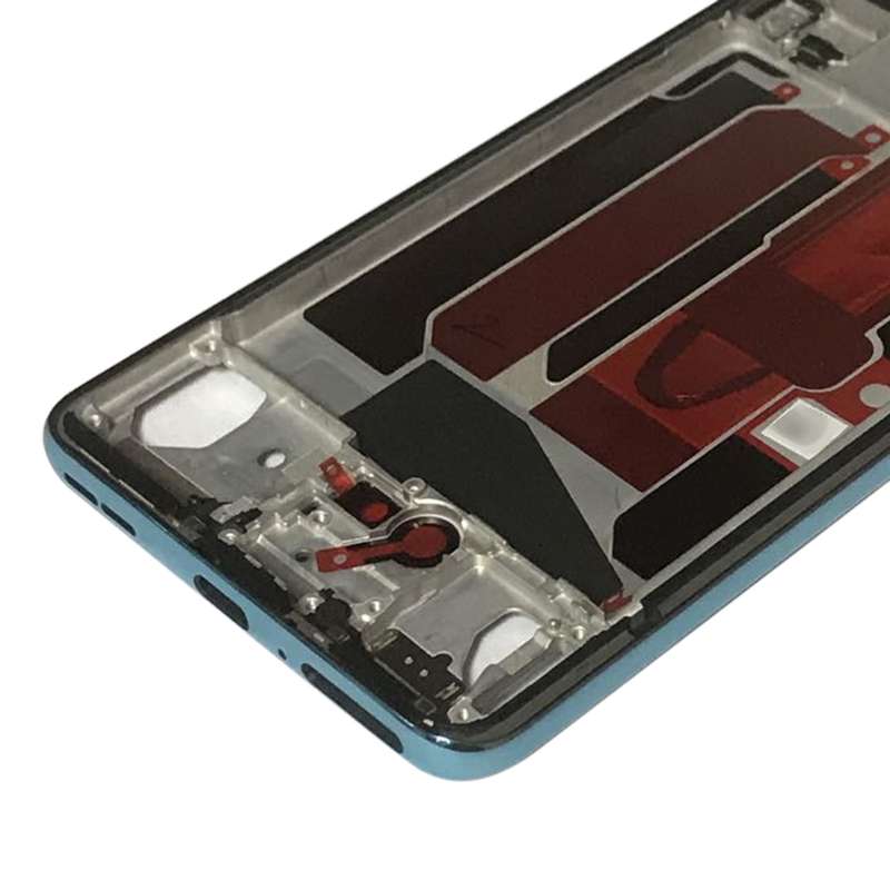 For OnePlus Nord Middle Frame Bezel Plate (Blue)