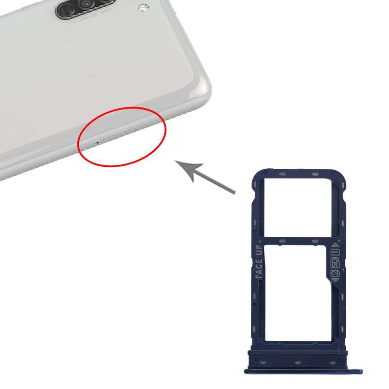 SIM Card Tray + SIM Card Tray / Micro SD Card Tray for Motorola Moto G9 Power XT2091-3 (Green)
