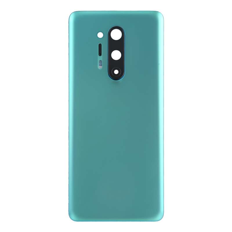 For OnePlus 8 Pro Battery Back Cover with Camera Lens Cover (Black)