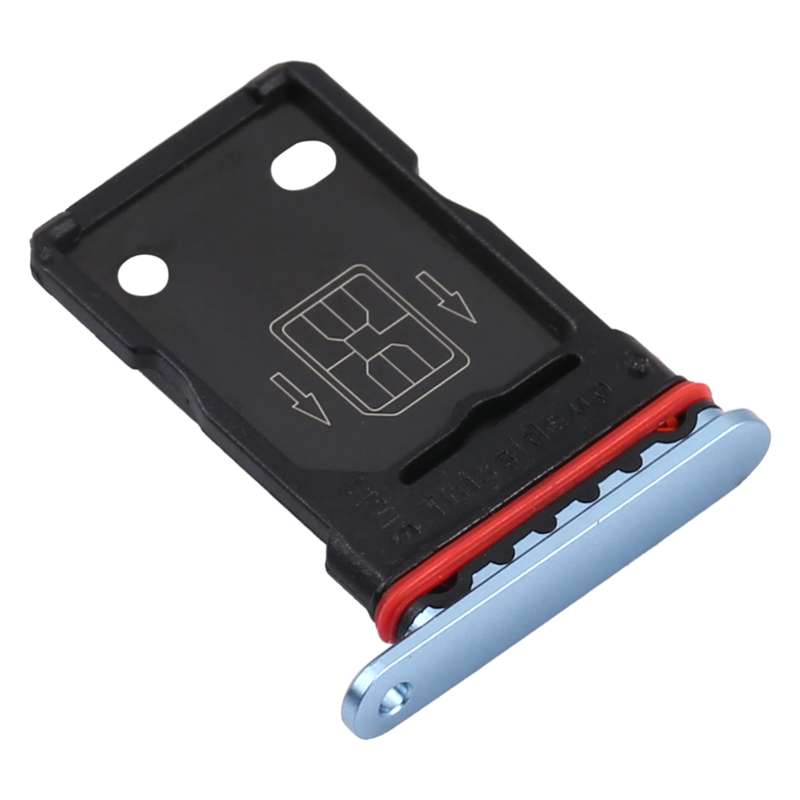 For OnePlus 9R SIM Card Tray + SIM Card Tray (Blue)
