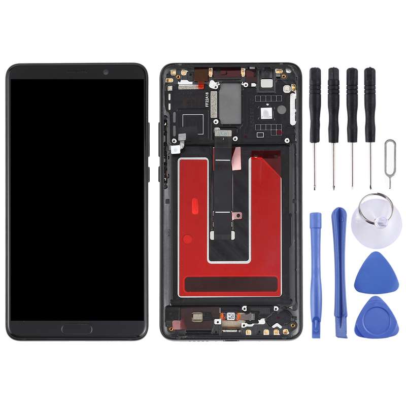 Original OLED LCD Screen for Huawei Mate 10 Digitizer Full Assembly with Frame(Black)
