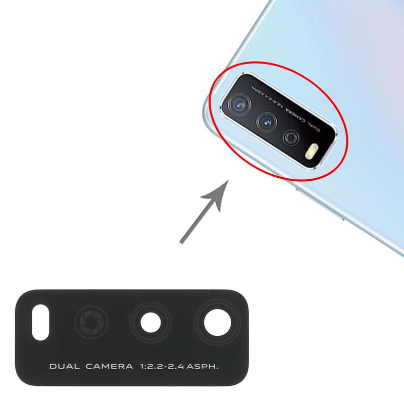 For Vivo iQOO Neo3 5G V1981A 10pcs Back Camera Lens