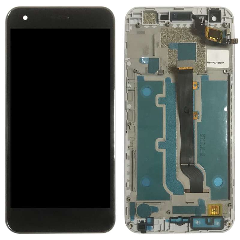 OEM LCD Screen for Vodafone Smart Ultra 6 VF-995N VF995N Digitizer Full Assembly with FrameWhite)