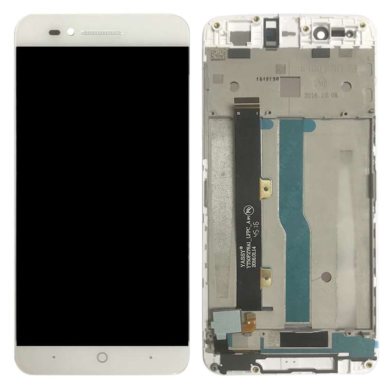 OEM LCD Screen for ZTE Blade A610 / A610C / A612 Digitizer Full Assembly with FrameWhite)