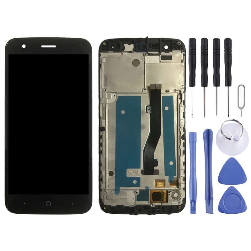 OEM LCD Screen for ZTE Blade V8 Lite Digitizer Full Assembly with FrameWhite)