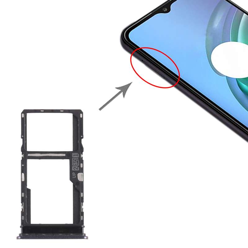 SIM Card Tray + SIM Card Tray / Micro SD Card Tray for Motorola Moto E7 Power PAMH0001IN PAMH0010IN