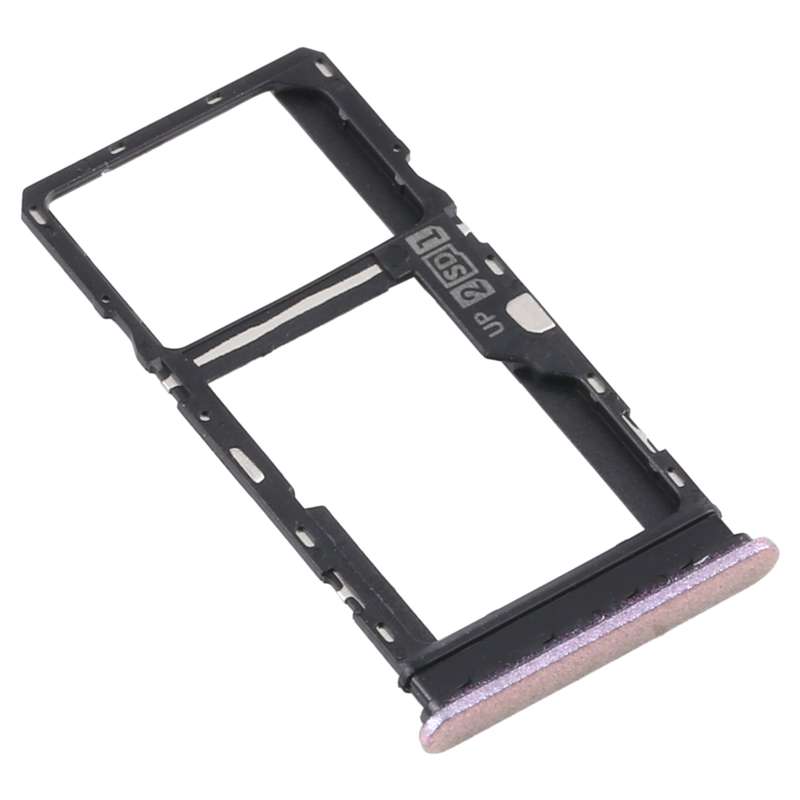 SIM Card Tray + SIM Card Tray / Micro SD Card Tray for Motorola Moto G10 XT2127-2 (Black)