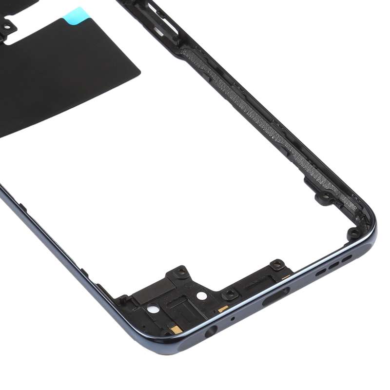 Middle Frame Bezel Plate for Xiaomi Redmi Note 10 M2101K7AI M2101K7AG(Black)
