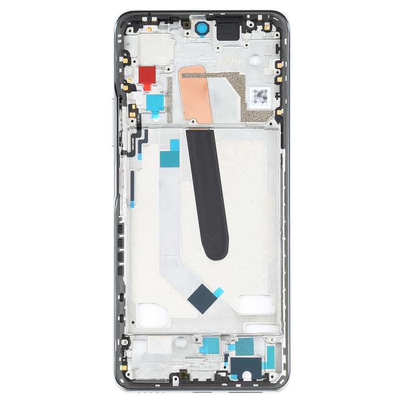 Original Front Housing LCD Frame Bezel Plate for Xiaomi Poco F3 M2012K11AG (White)