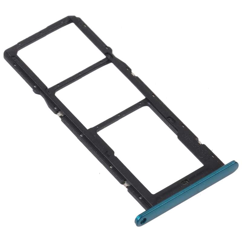 SIM Card Tray + SIM Card Tray + Micro SD Card Tray for Huawei Enjoy 20 SE 4G(Green)