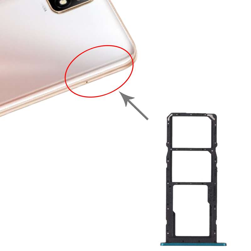 SIM Card Tray + SIM Card Tray for Huawei Nova 8 5G (Blue)