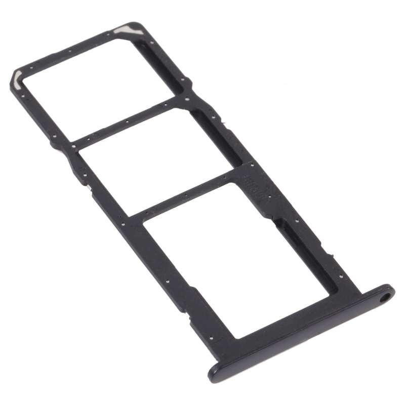 SIM Card Tray + SIM Card Tray + Micro SD Card Tray for Huawei P Smart 2021 (Black)