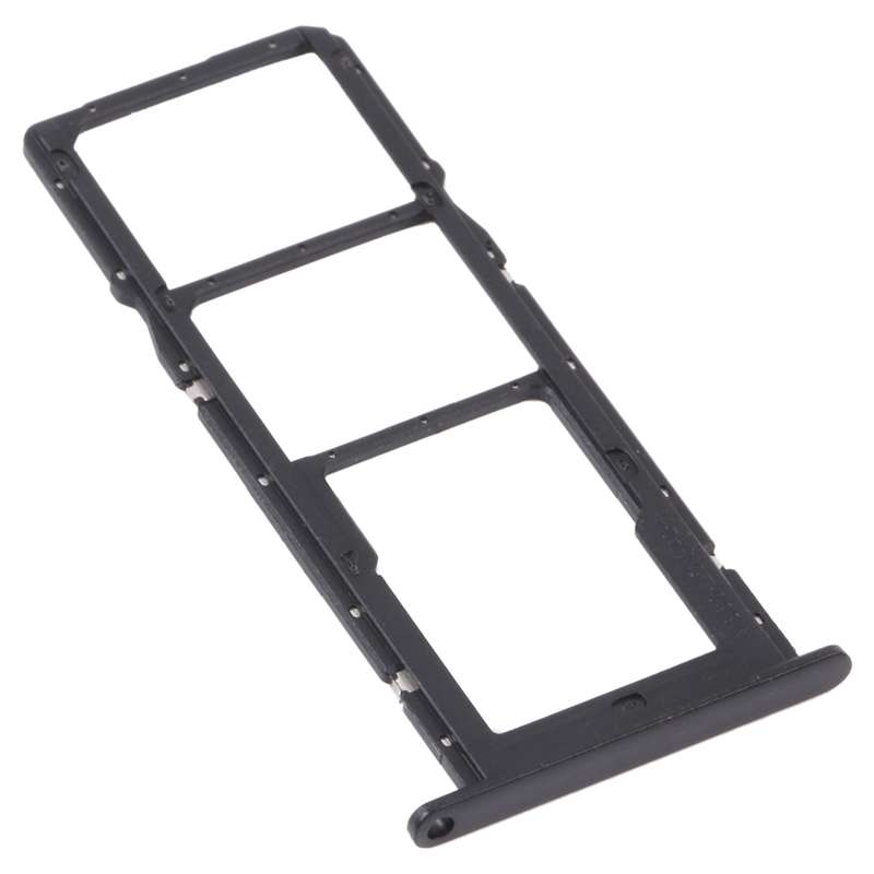 SIM Card Tray + SIM Card Tray + Micro SD Card Tray for Huawei P Smart 2021 (Black)