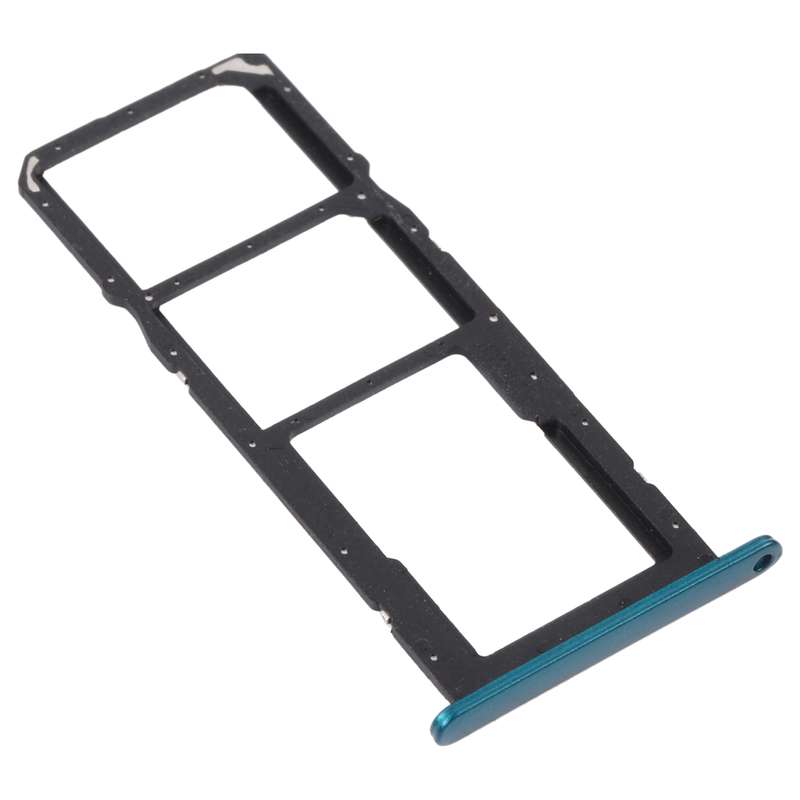 SIM Card Tray + SIM Card Tray + Micro SD Card Tray for Huawei P Smart 2021 (Black)