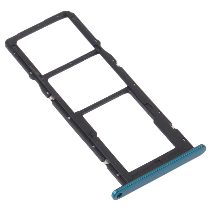 SIM Card Tray + SIM Card Tray + Micro SD Card Tray for Huawei P Smart 2021 (Black)