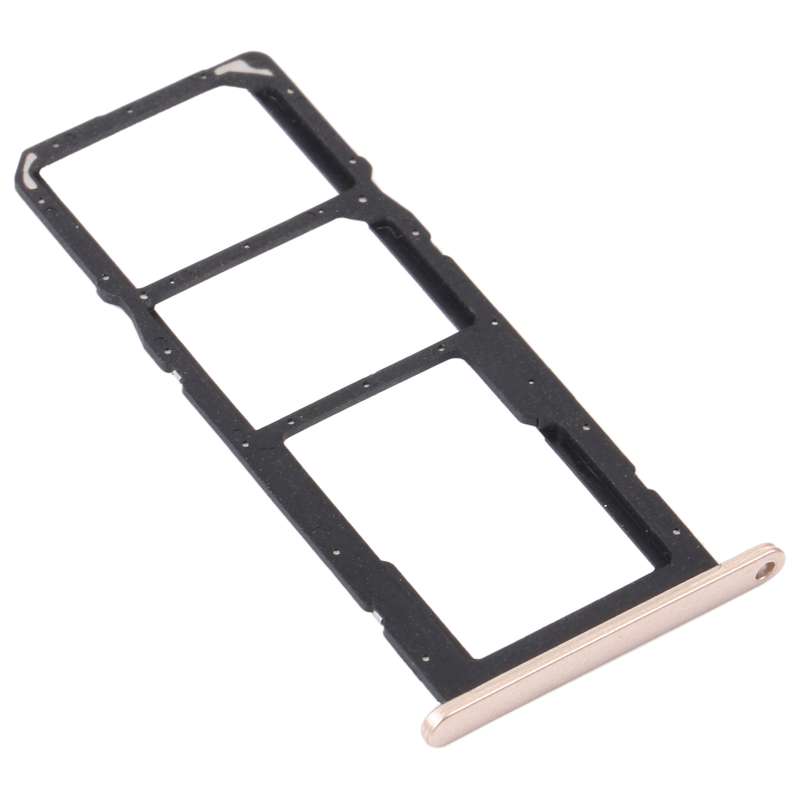 SIM Card Tray + SIM Card Tray + Micro SD Card Tray for Huawei P Smart 2021 (Black)