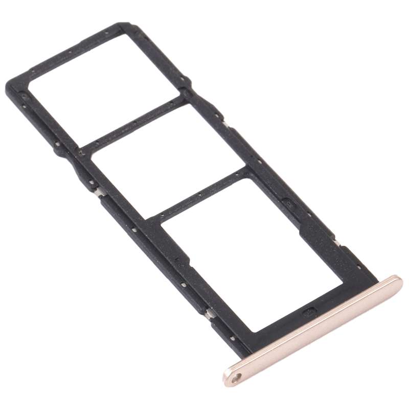 SIM Card Tray + SIM Card Tray + Micro SD Card Tray for Huawei P Smart 2021 (Black)