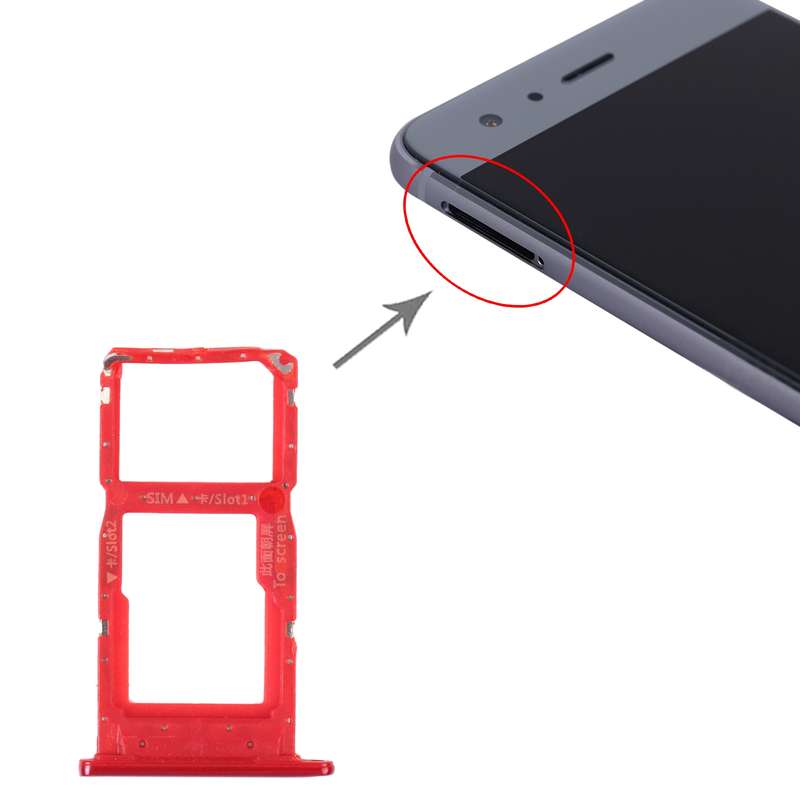 SIM Card Tray + SIM Card Tray + Micro SD Card Tray for Huawei Y5p (Blue)