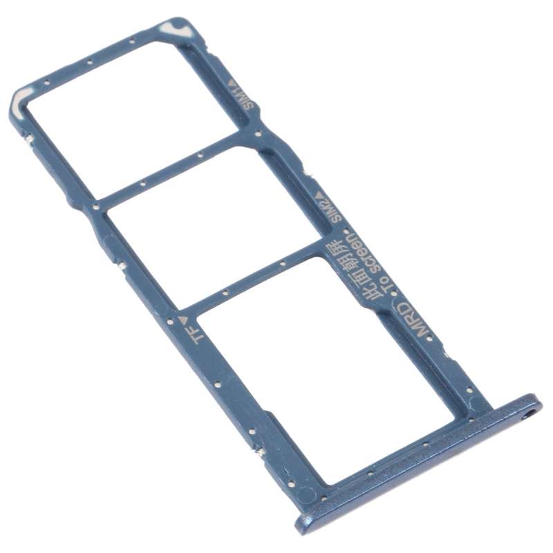 SIM Card Tray + SIM Card Tray + Micro SD Card Tray for Huawei Enjoy 9e (Blue)