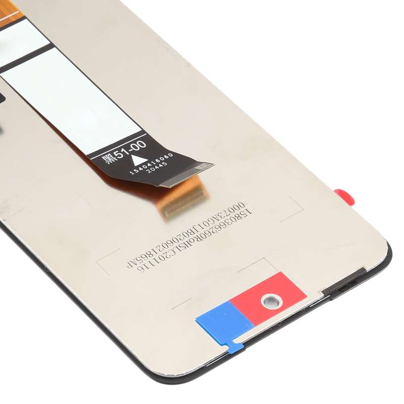 LCD Screen and Digitizer Full Assembly with Frame for Motorola Moto E7(Black)