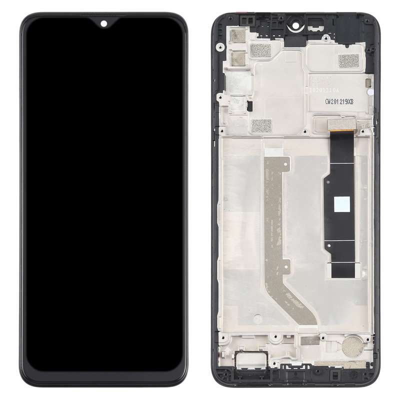 TFT LCD Screen for TCL 20 SE T761H Digitizer Full Assembly with Frame (Black)