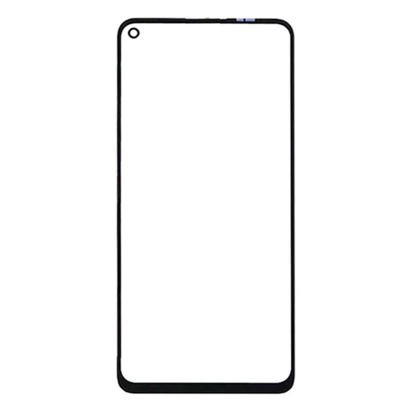 For OnePlus 8T Front Screen Outer Glass Lens (Black)