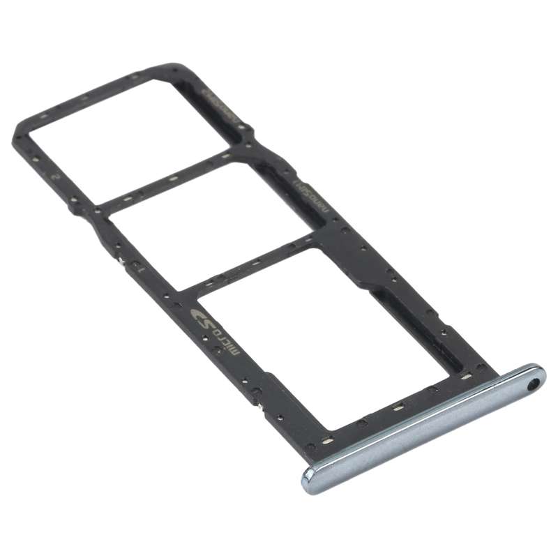 SIM Card Tray + SIM Card Tray + Micro SD Card Tray for LG K41S LMK410EMW LM-K410EMW LM-K410 (Black)