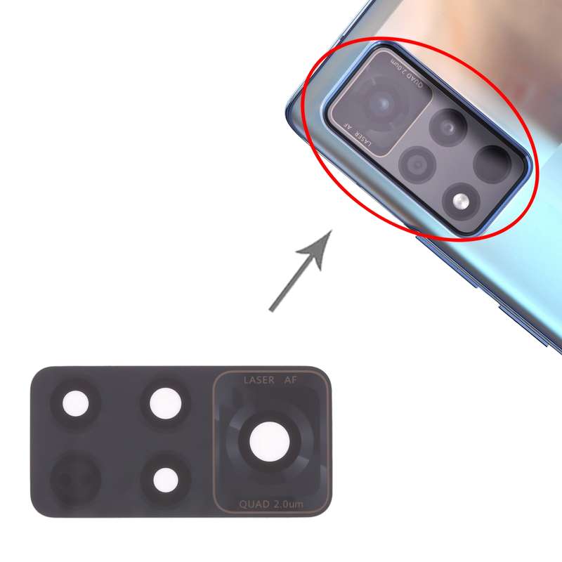 For Huawei Nova 8 Pro 5G 10pcs Back Camera Lens