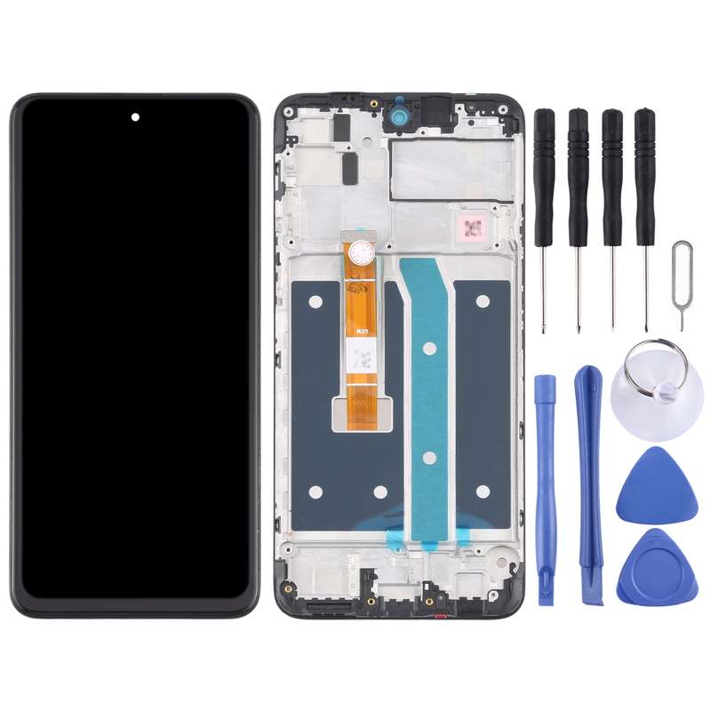 LCD Screen and Digitizer Full Assembly with Frame for LG K52 / K62 / Q52 LMK520 LM-K520 LMK520E LM-K