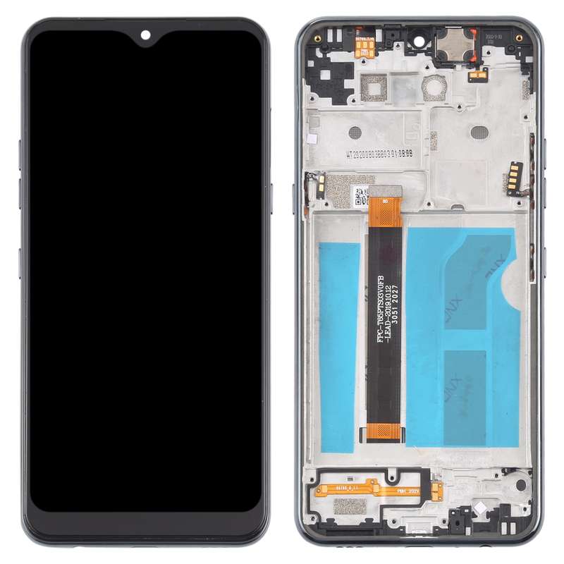 TFT LCD Screen for LG Q51 LM-Q510N Digitizer Full Assembly with Frame (Black)