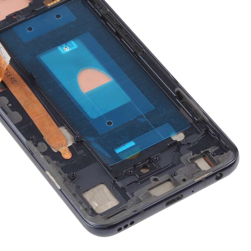 Original LCD Screen for LG G8X ThinQ LMG850EMW LM-G850 Digitizer Full Assembly with Frame (Black)
