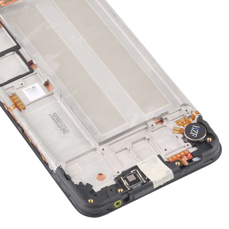 Original LCD Screen for LG G8X ThinQ LMG850EMW LM-G850 Digitizer Full Assembly with Frame (Black)