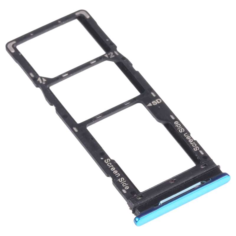 For infinix Note 8 X692 SIM Card Tray + SIM Card Tray + Micro SD Card Tray (Grey)