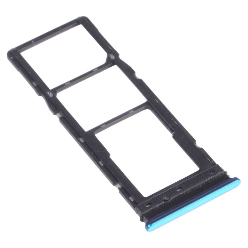 For infinix Note 8 X692 SIM Card Tray + SIM Card Tray + Micro SD Card Tray (Grey)