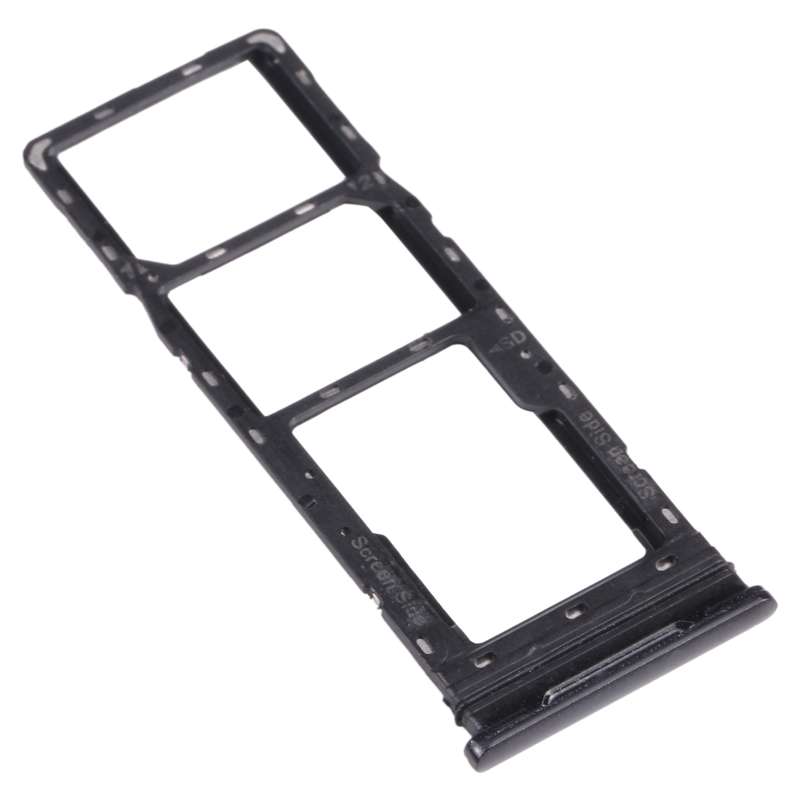 For infinix Smart 5 X657 X657C SIM Card Tray + SIM Card Tray + Micro SD Card Tray (Blue)