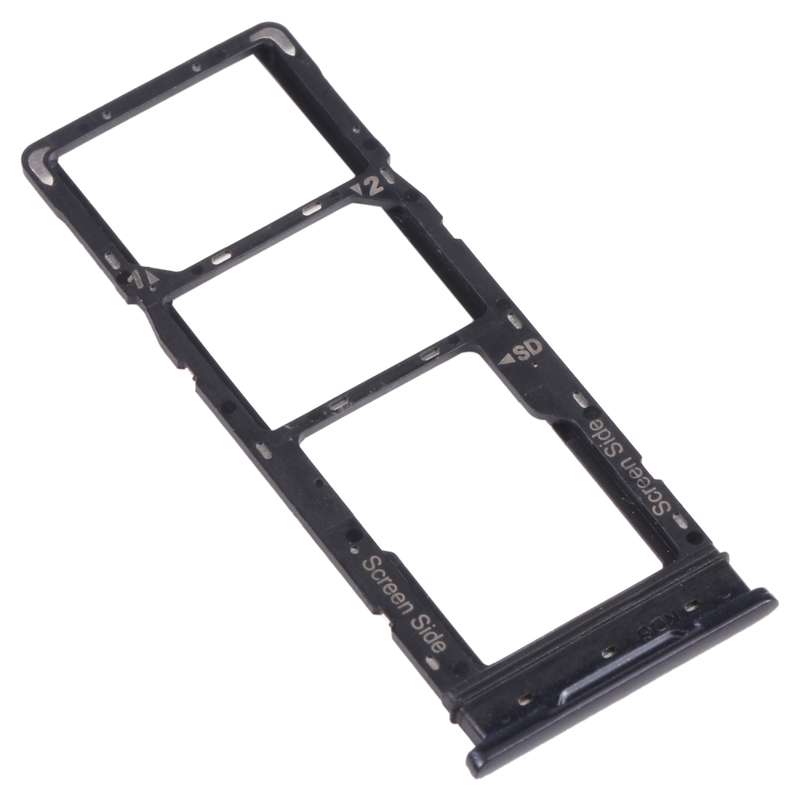For Tecno Spark 5 Air KD6a SIM Card Tray + SIM Card Tray + Micro SD Card Tray (Blue)