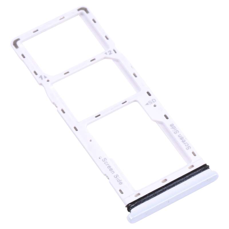 For Tecno Spark 6 Air KE6 KE6J KF6 SIM Card Tray + SIM Card Tray + Micro SD Card Tray (Blue)
