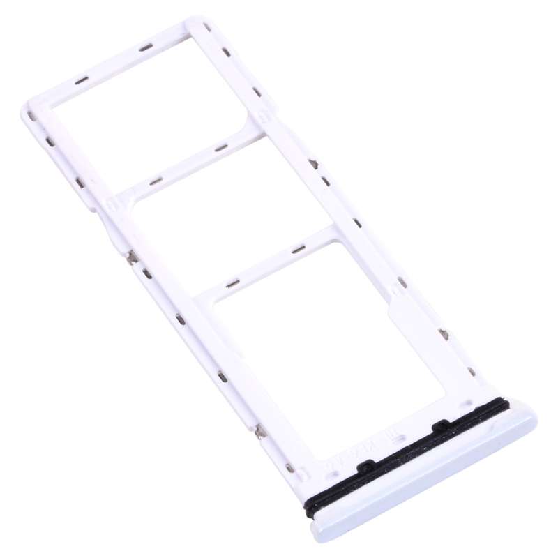 For Tecno Spark 6 Air KE6 KE6J KF6 SIM Card Tray + SIM Card Tray + Micro SD Card Tray (Blue)