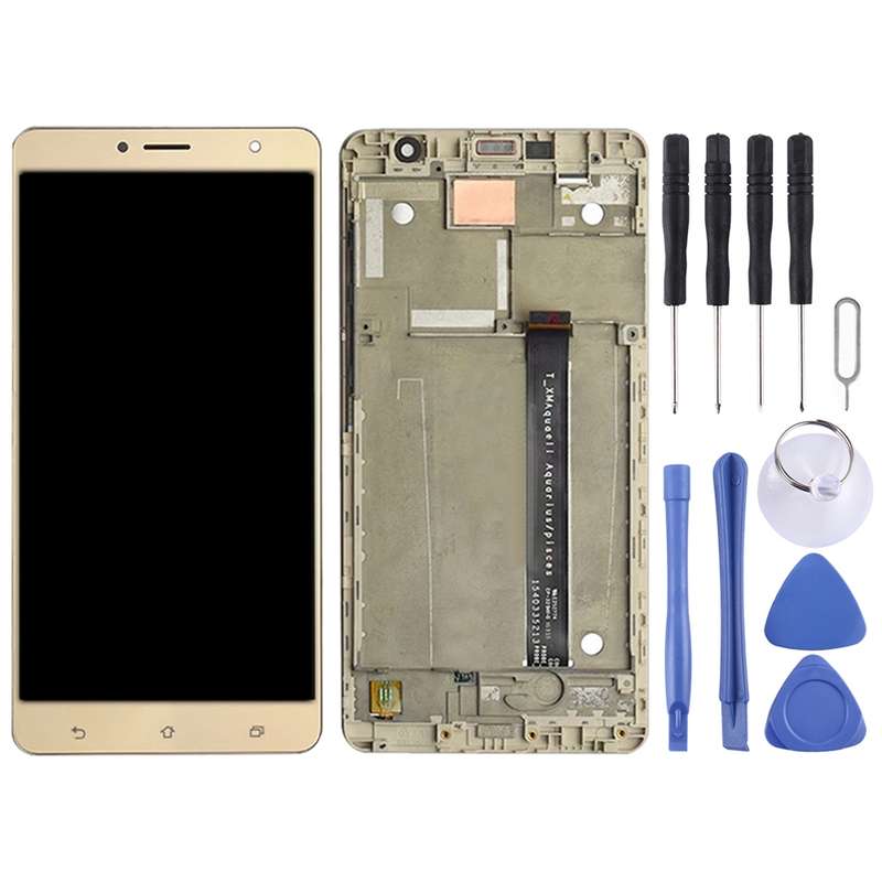 OEM LCD Screen for Asus Zenfone 3 Deluxe ZS550KL Z01FD Digitizer Full Assembly with FrameGold)