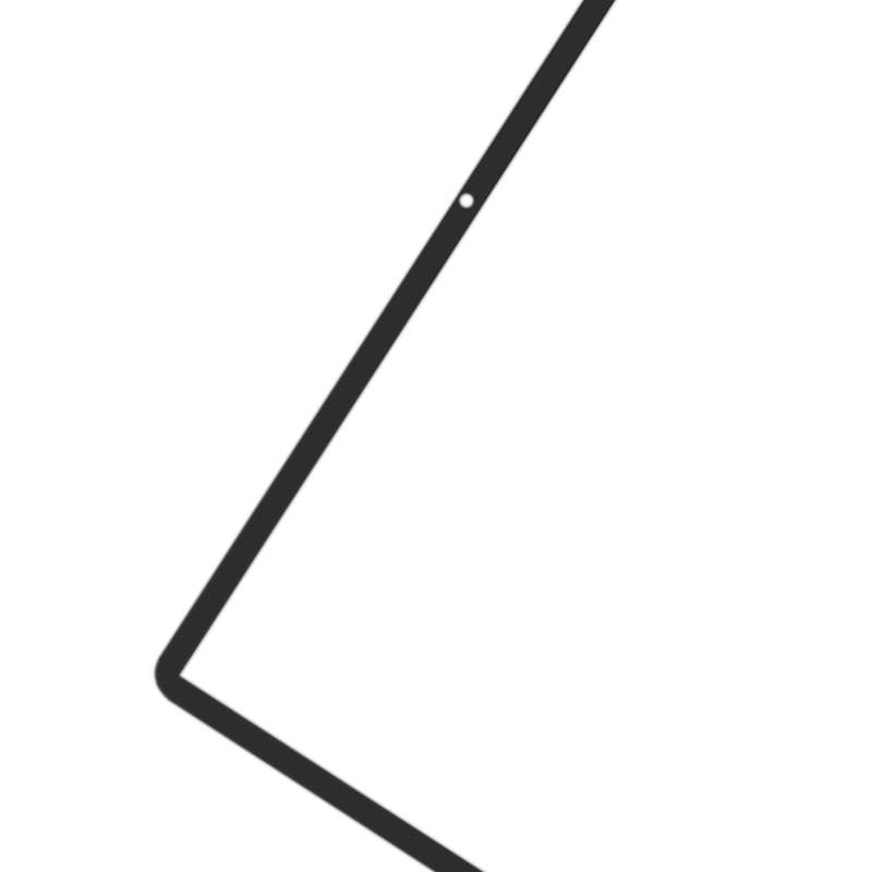 Front Screen Outer Glass Lens for Lenovo Tab P11 TB-J606F TB-J606N TB-J606L TB-J606 (Black)