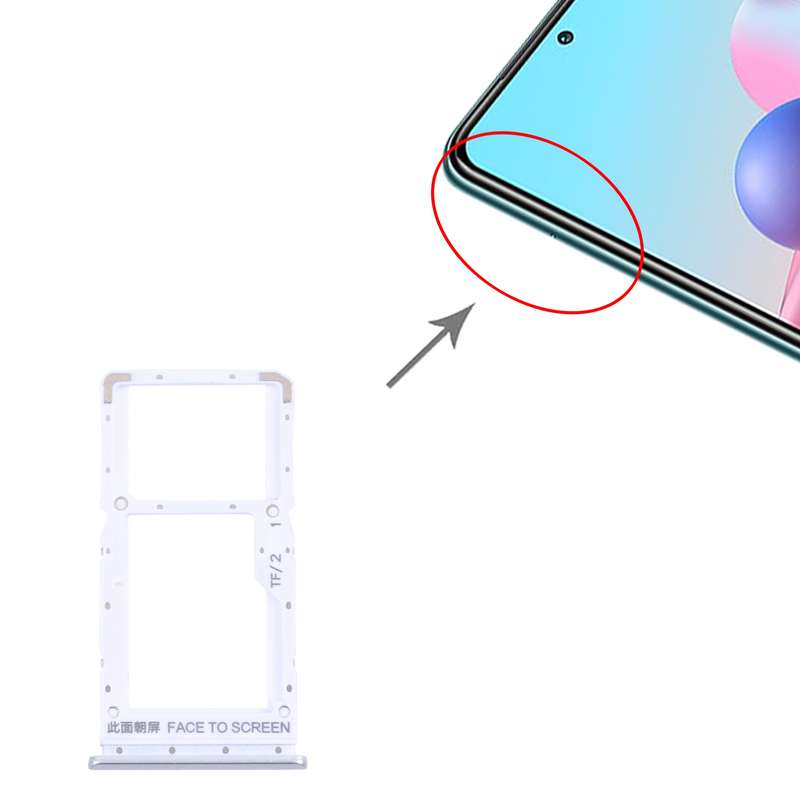 SIM Card Tray + SIM Card Tray / Micro SD Card Tray for Xiaomi Redmi Note 10 5G / Poco M3 Pro 5G / Re