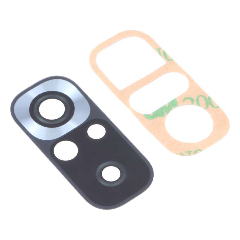10 PCS Back Camera Lens for Xiaomi Redmi Note 10S M2101K7BG M2101K7BI M2101K7BNY(Black)